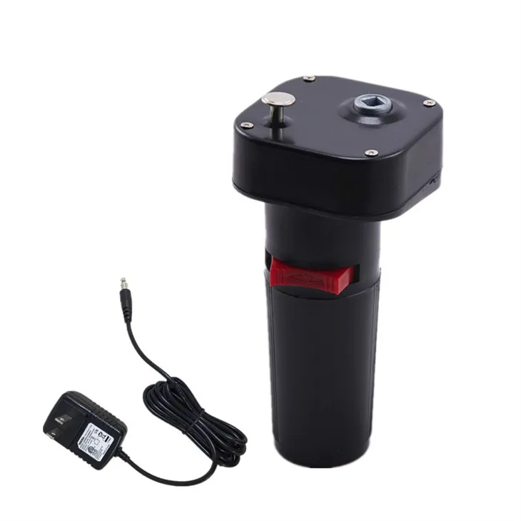 Roj teeb Powered Rotisserie Tsav Nrog Adapter