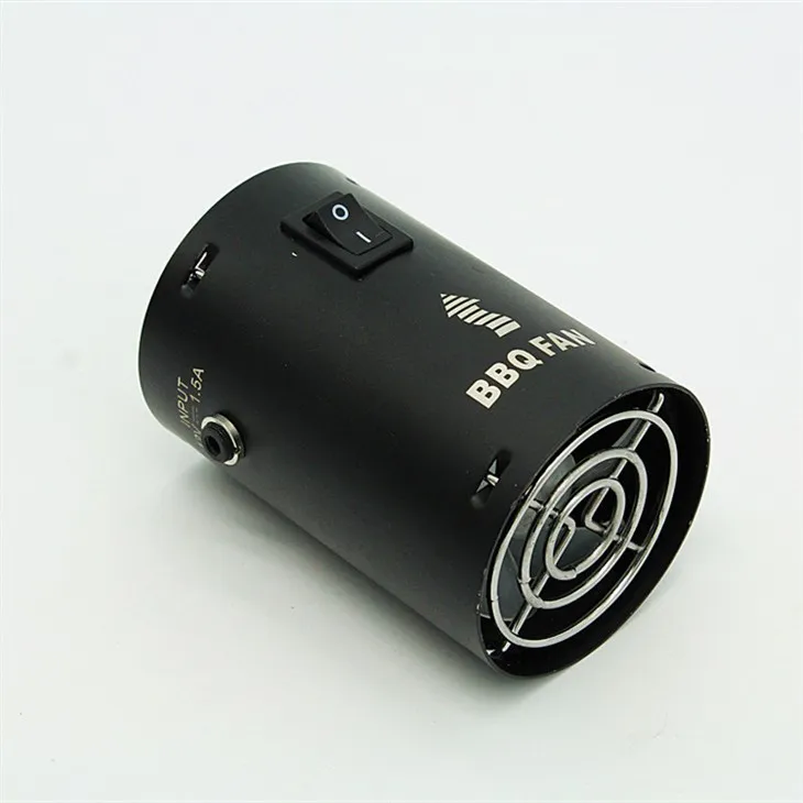 Tshiab Tsim Round Barbecue Charcoal Blower 5V Grill Ntxuam Blower nrog USB Kab FD315A(R)