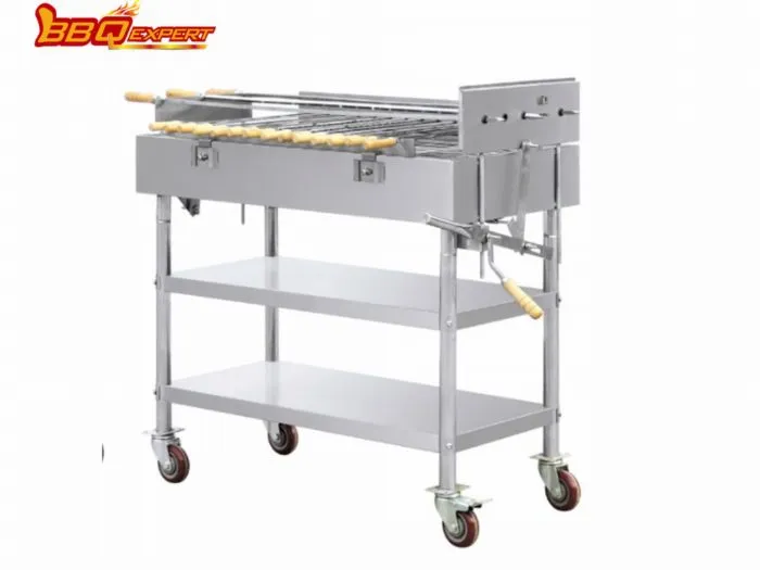 Luxurious Kitchen Electric BBQ Rotisserie Crypus Stainless Hlau Rotisserie rau Grill